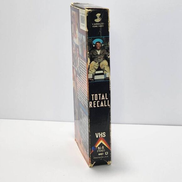 Total Recall (VHS, 1990) Arnold Schwarzenegger - Picture 4 of 5